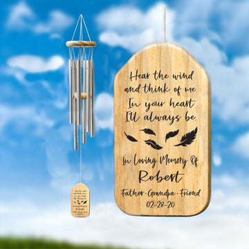 Personalized Wind Chimes, Memorial Tribute, In Loving Memory Of, Wind Chime In Memory Of, Remembrance Wind Chime