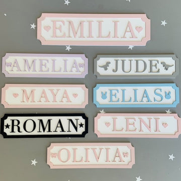 Boys name sign Girls name sign Boys door sign Girls door sign street style sign nursery door sign kids room door sign Childs room door sign