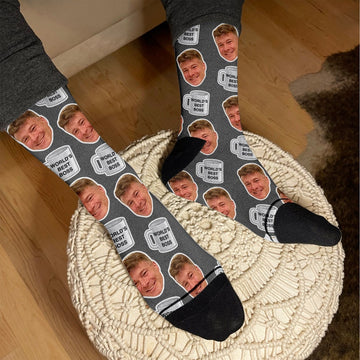 Personalized Gift for Boss, Custom Gift Socks for Boss, Boss Gifts for Man, Gifts for Boss, World's Best Boss Socks, Coworker Gift for Him