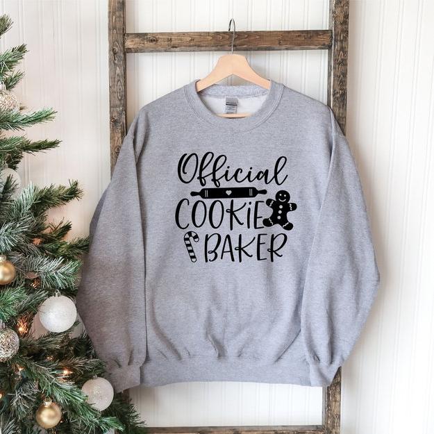 Cookie Baker | Cookie Tester Sweatshirt | Christmas Couple Sweatshirt | Matching Christmas Sweater | Holiday Sweater