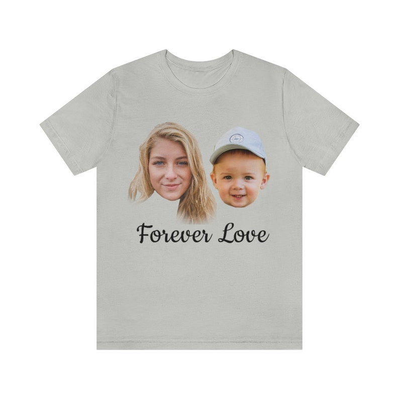 Custom Face T-shirt, Face on Tshirt, Tshirt with Text, Personalized T-shirt, Picture cloth, Birthday Gift