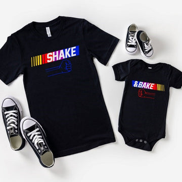 Shake and Bake Dad and Baby Matching Shirts, Father Son Shirts, Daddy and Me Outfits, Fathers Day Gift, New Dad Gift