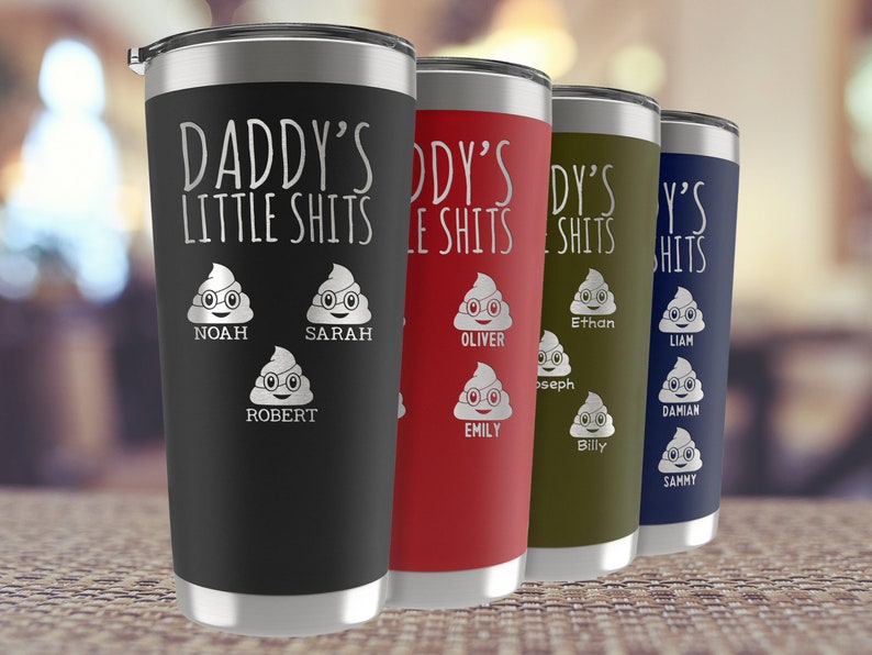 Dad Tumbler, Christmas Gift for Dad Christmas Gift from Kids Dad Gifts Gifts for Dad Funny Gift for Dad Dad Birthday Gift Custom Dad Tumbler