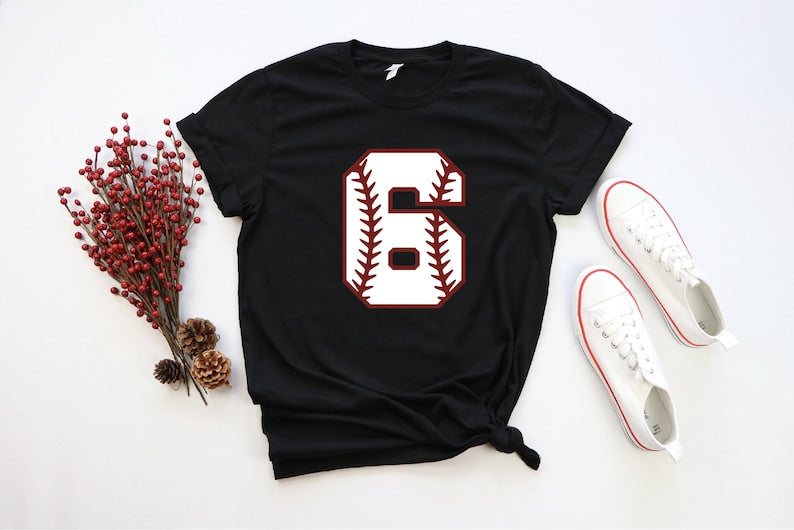 Baseball Numbers Shirt, Baseball Custom Birthday Shirt, Baseball Dad Shirt, Personalized Baseball Tees, Custom Baseball Shirts, Baseball Boy