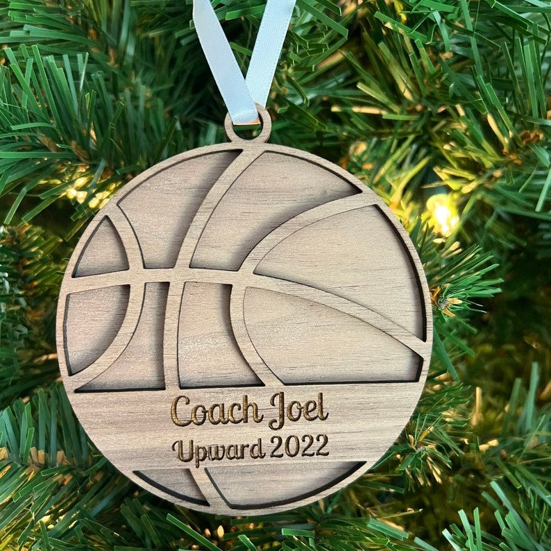 Personalized Basketball Ornament