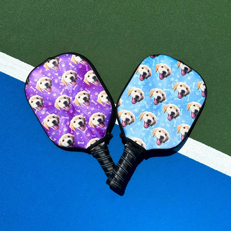 Customized Dog Pickleball Cover - Put Your Pet on a Personalized Pickleball Cover,Perfect for Pet Lovers,Pet Owners,Fathers Day Gift