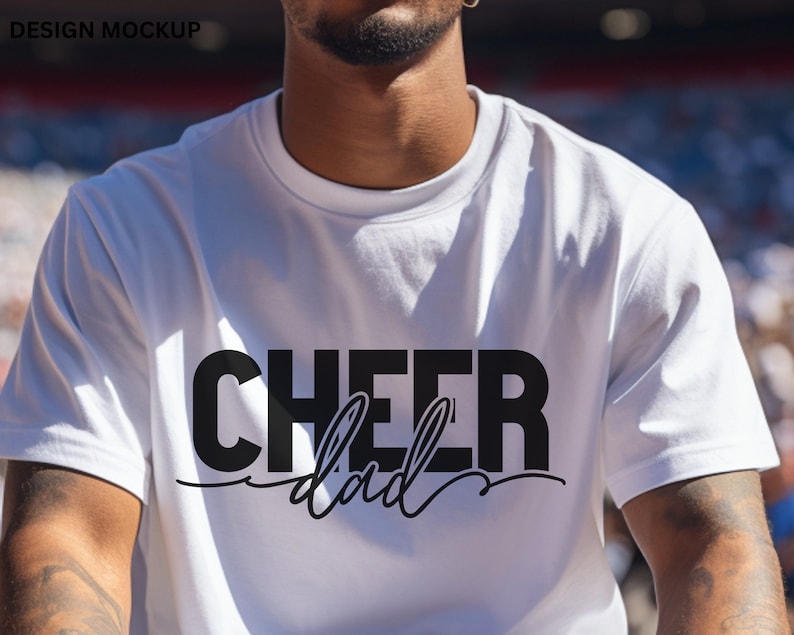 Cheer Dad Cool Shirt For Dad Father's Day Gift Funny Cheer Dad Cheer Dad Gift