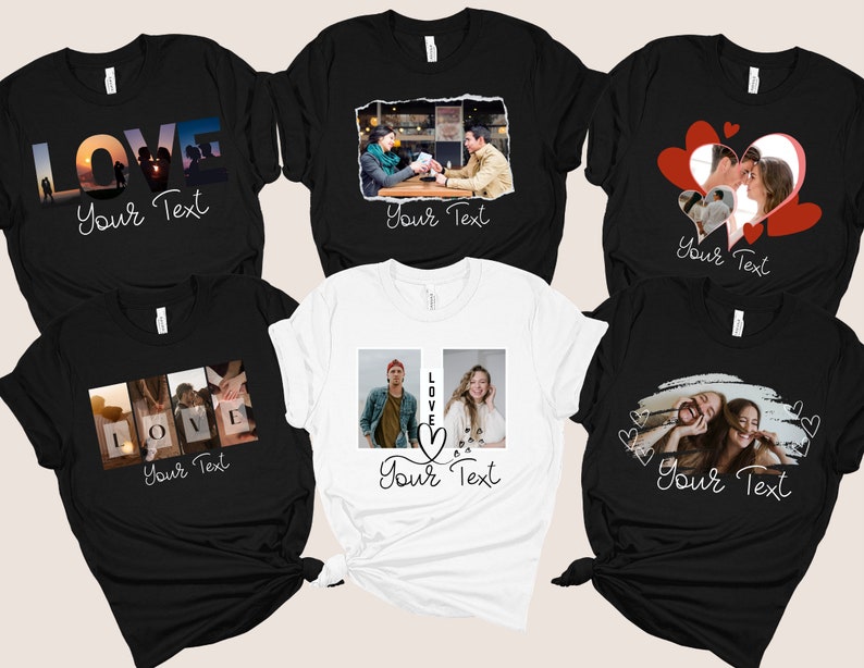 Custom Photo shirt, Personalized Family Picture Tee, Custom Picture Tshirt, Birthday photo Shirt, Holiday Gift, Family Picture Tee