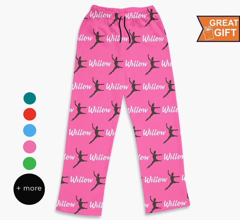 Custom Dance Pajama - Personalize Dance Team Gifts - Dance Competition - Gift For Dancer - Ballerina Gift - Gymnastics Gifts - Dance Coach