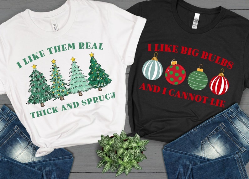 Funny Matching Couples Christmas Shirts,Christmas Couple Shirts, Funny Christmas Shirts,Ugly Christmas Shirts Couple,Group Christmas Tshirts