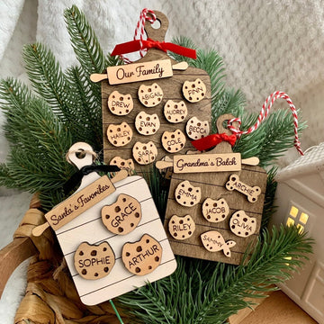 Custom Family Cookie Ornament, Gifts for Grandma Ornament, Family Name Ornament, Grandkids Ornament, Baking Ornament, Kitchen Ornament 2024