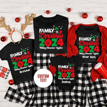 Family Christmas 2024 Making Memories Together Shirts, Christmas Family Shirt, Christmas Group Shirt, Christmas Pajamas, Christmas Gifts