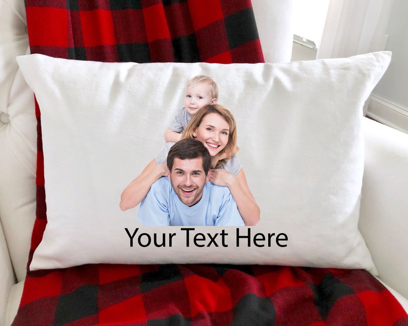 Custom Photo Pillowcase, Custom Text Pillow Cover, Personalized Photo Pillowcase, Family Photo Pillowcase, Kids Pillowcase, Best Friend Gift