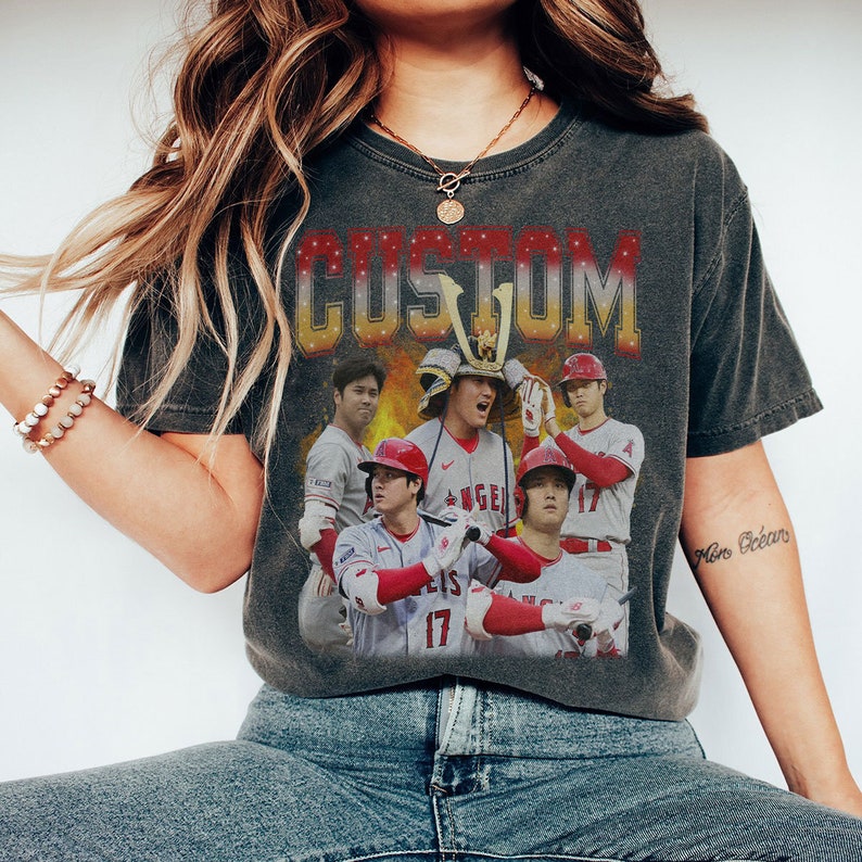 Custom Boyfriend Face Play Baseball T-Shirt, Custom Your Photo T-Shirt, Custom Own Your Bootleg T-Shirt, Retro Custom Shirt