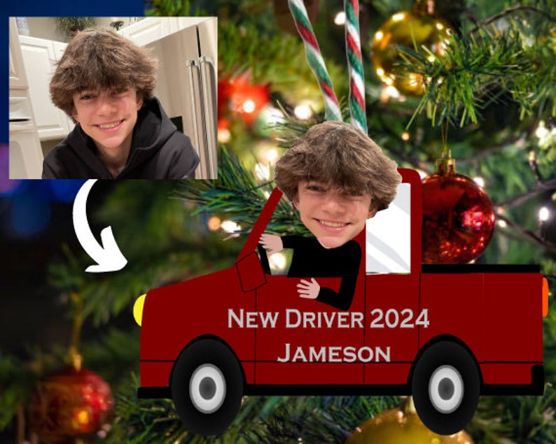 First Car Ornament, Driver Ornament, Teenager Ornament, Holidays, Car Ornament, Truck Ornament, High School, Drivers License