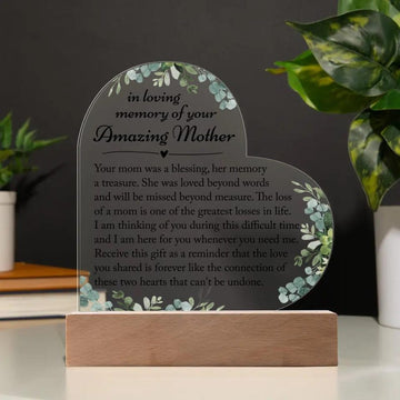 Loss Of Mother Gift, Memorial Gifts For Loss Of Mother, Sympathy Gift Ideas For Loss Of Mother, Remembrance Plaque, In Memory Of Mom Gifts