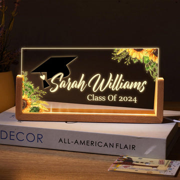 Personalized Desk Name Plate, Graduation Desk Name Plate, Graduation gift, Desk Accessories, Office Gifts for Boss Coworkers, New Job Gifts