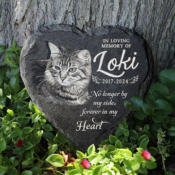 Pet Memorial Stone Dog Memorial Stone, Memorial Garden Stone Pet Headstone With Photo, Pet Grave Stone Pet Grave Marker Pet Sympathy Gift