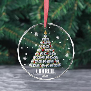 Personalized Soccer Christmas Tree Ornament, Soccer Team Gift Ornament, Soccer Ornament, Soccer Keepsake, Soccer Christmas Ornament 2024