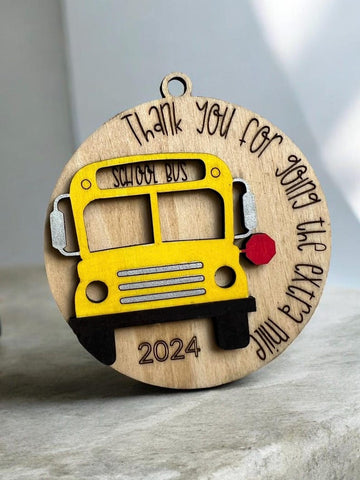 Bus Driver Ornament, Gifts for Bus Driver Gift Teacher Holiday Ornament, Christmas Gifts Teacher Gift for Teacher Christmas, Bus Ornament