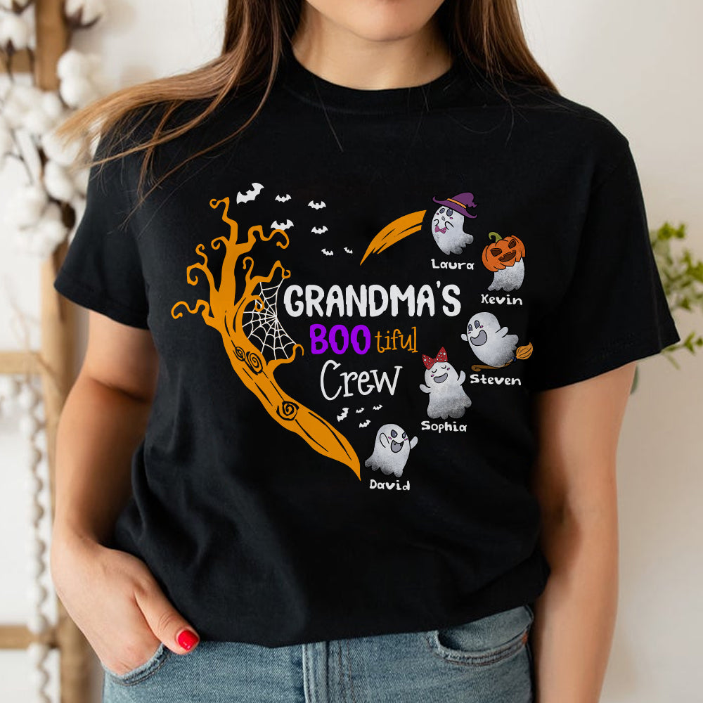 Family's Bootiful Crew, Gift For Kids, Personalized Shirt, Boo Crew Kids Shirt, Halloween Gift