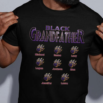 Panther Black Grandfather Personalized Apparel