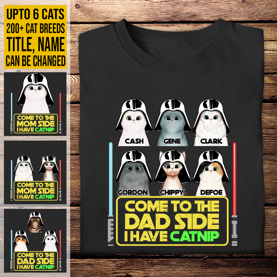 Personalized Cat Dad/Mom Apparel - I Have Catnip - Cat Dad/Mom Custom Apparel for Cat Lovers Birthday Anniversary